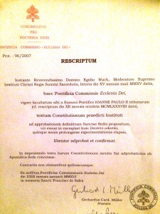 DOCUMENTO APROBACION CONSTITUCIONES ICRSS