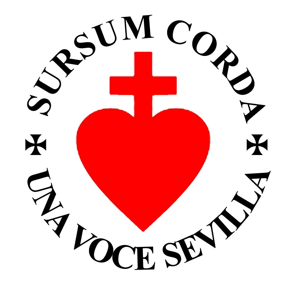 ESCUDO GRUPO JOVEN UVS SURSUM CORDA Una Voce Sevilla